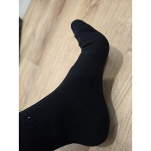 NEW Men's Black Crew Ankle Socks OS 39-43 Comfort Cotton Blend GLAM SOCKS NWT